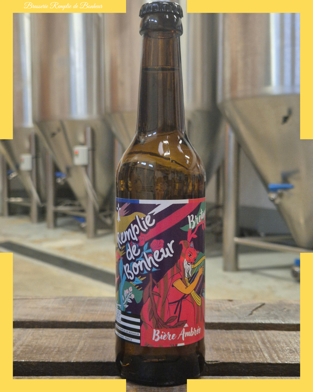 Bière Ambrée "Remplie de Bonheur" 33cl