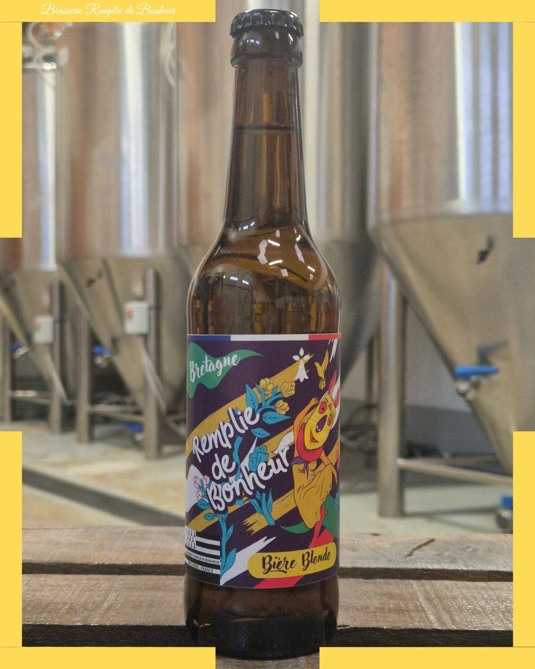 Bière Blonde "Remplie de Bonheur" 33cl