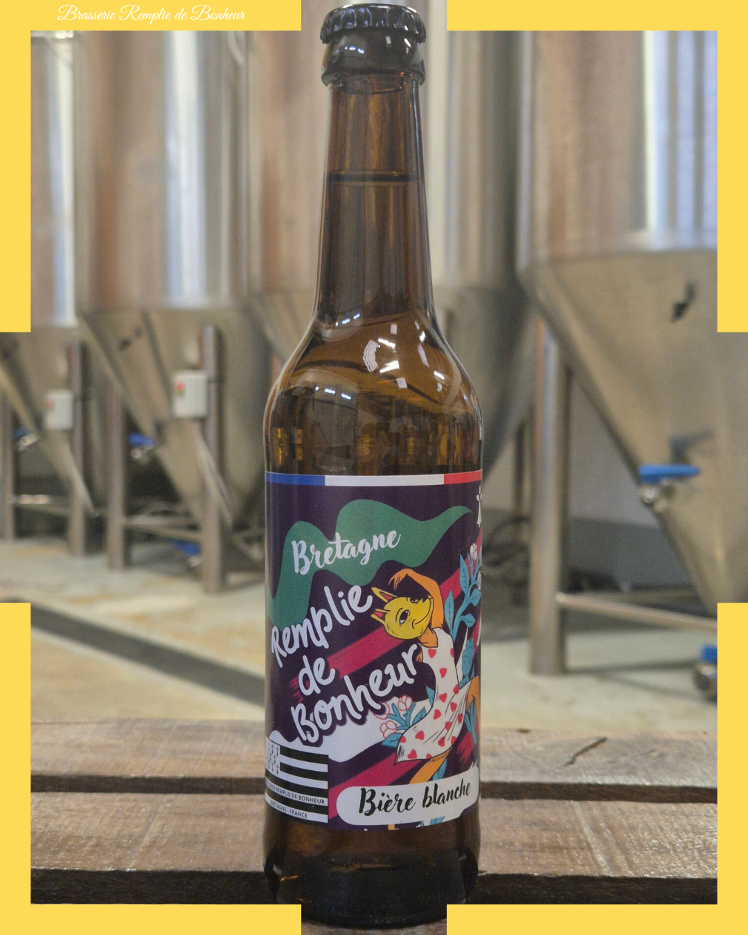 Bière Blanche "Remplie de Bonheur" 33cl