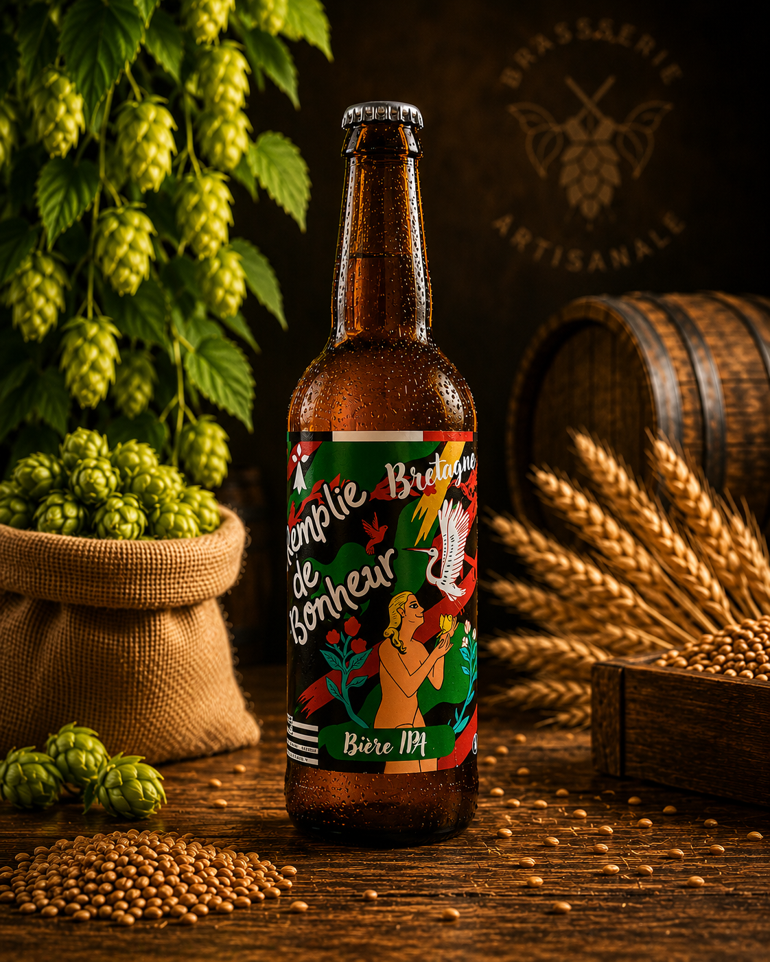 IPA "Remplie de Bonheur" 75cl